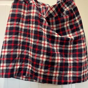 Talbots plaid wool skirt. 16w